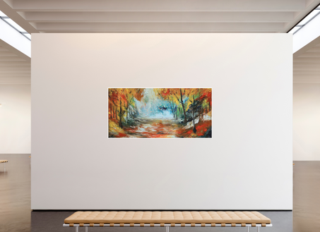 207,9 x 100 cm, Fine Art Print William Turner Herbstlandschaft