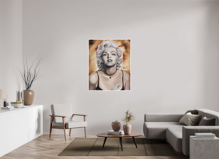 100 x 121,8 cm, Fine Art Print William Turner Marilyn Monroe