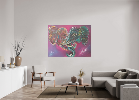 163,1 x 120 cm, Leinwand Druck Protection